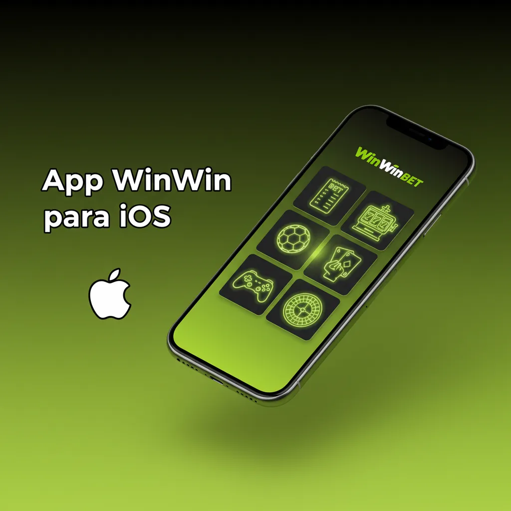 App WinWin para iOS en iPhone y iPad: descarga gratis, iOS 12+, 150 MB; apuestas, casino, depósitos y retiros.