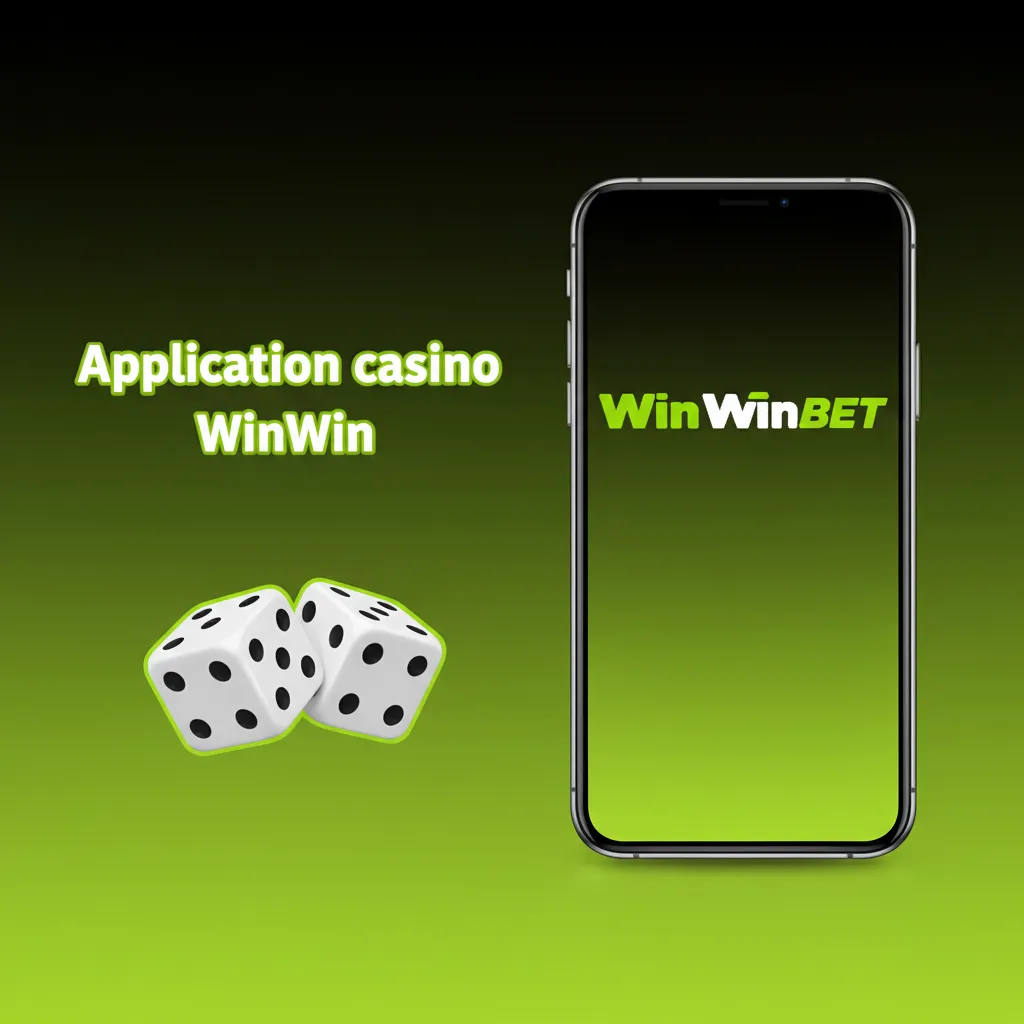 Capture de l’appli WinWin: section Casino avec roulette, blackjack, machines à sous et croupiers en direct.