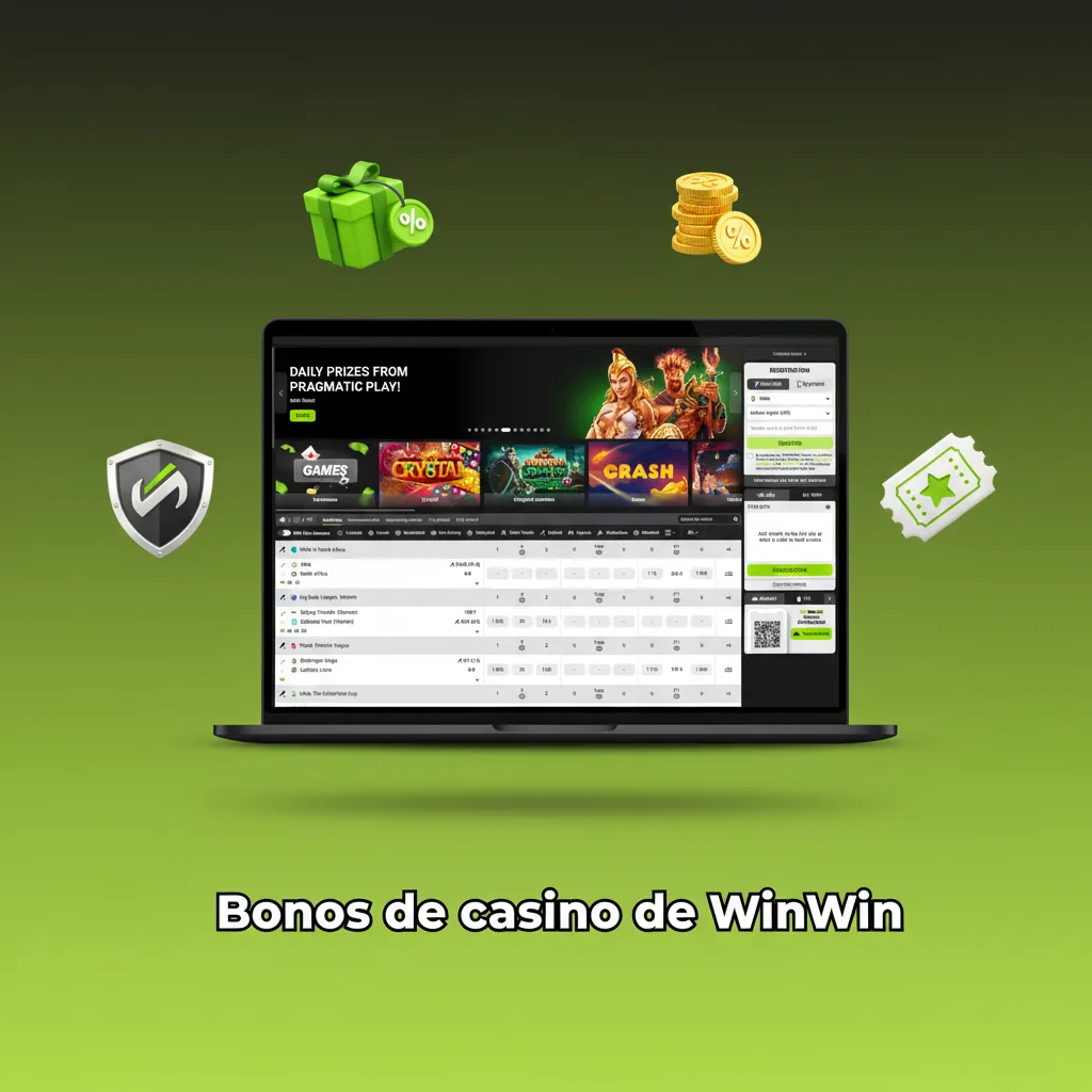 Bonos y promociones de WinWin: recarga semanal, cashback en slots, recarga en vivo, Drops & Wins y torneos.