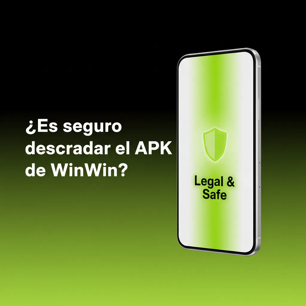 Gráfico de seguridad de WinWin: candado SSL, cifrado, licencia oficial y juego regulado para descargas seguras del APK.