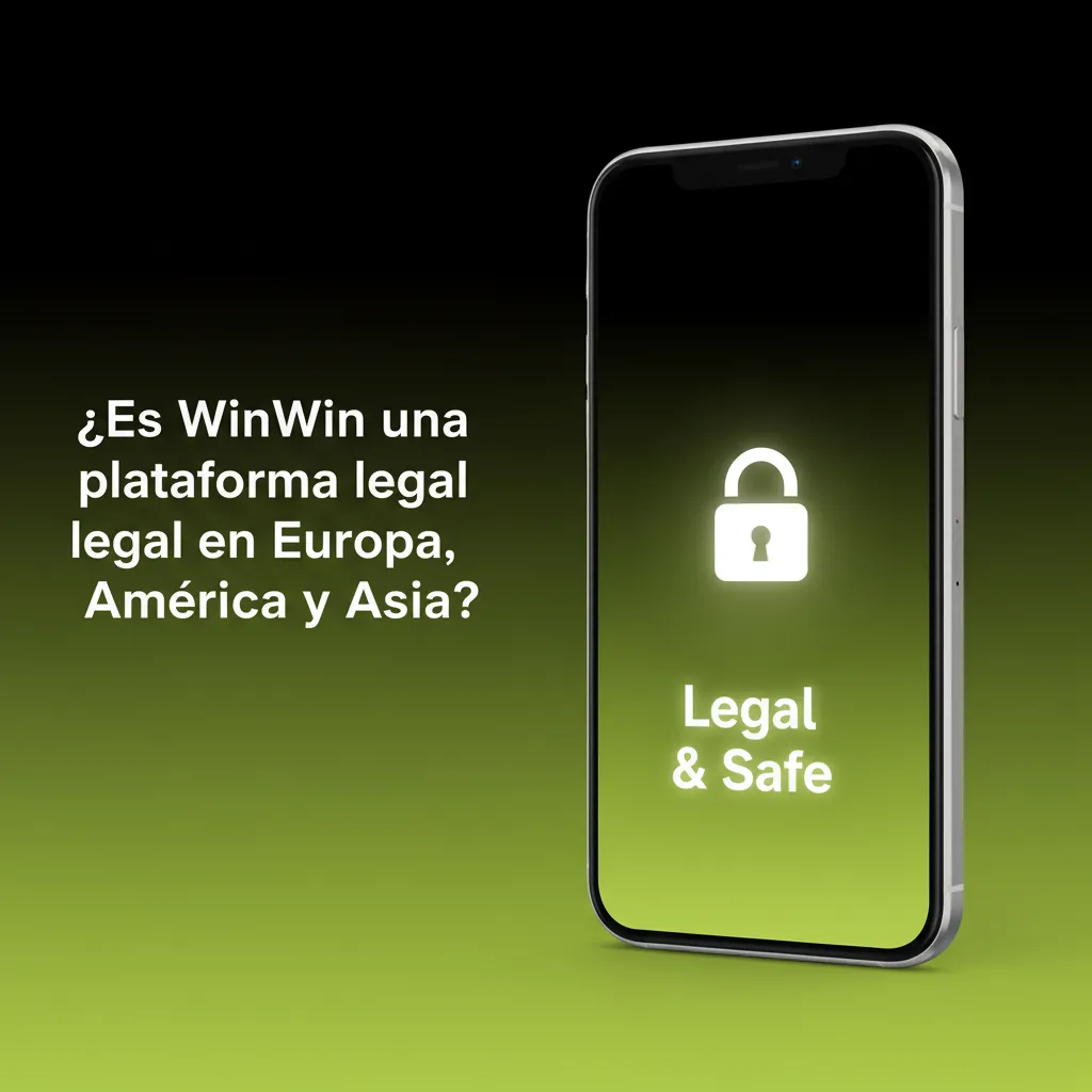 Mapa de Europa, América y Asia con texto: WinWin opera legalmente bajo licencia y medidas de juego responsable.
