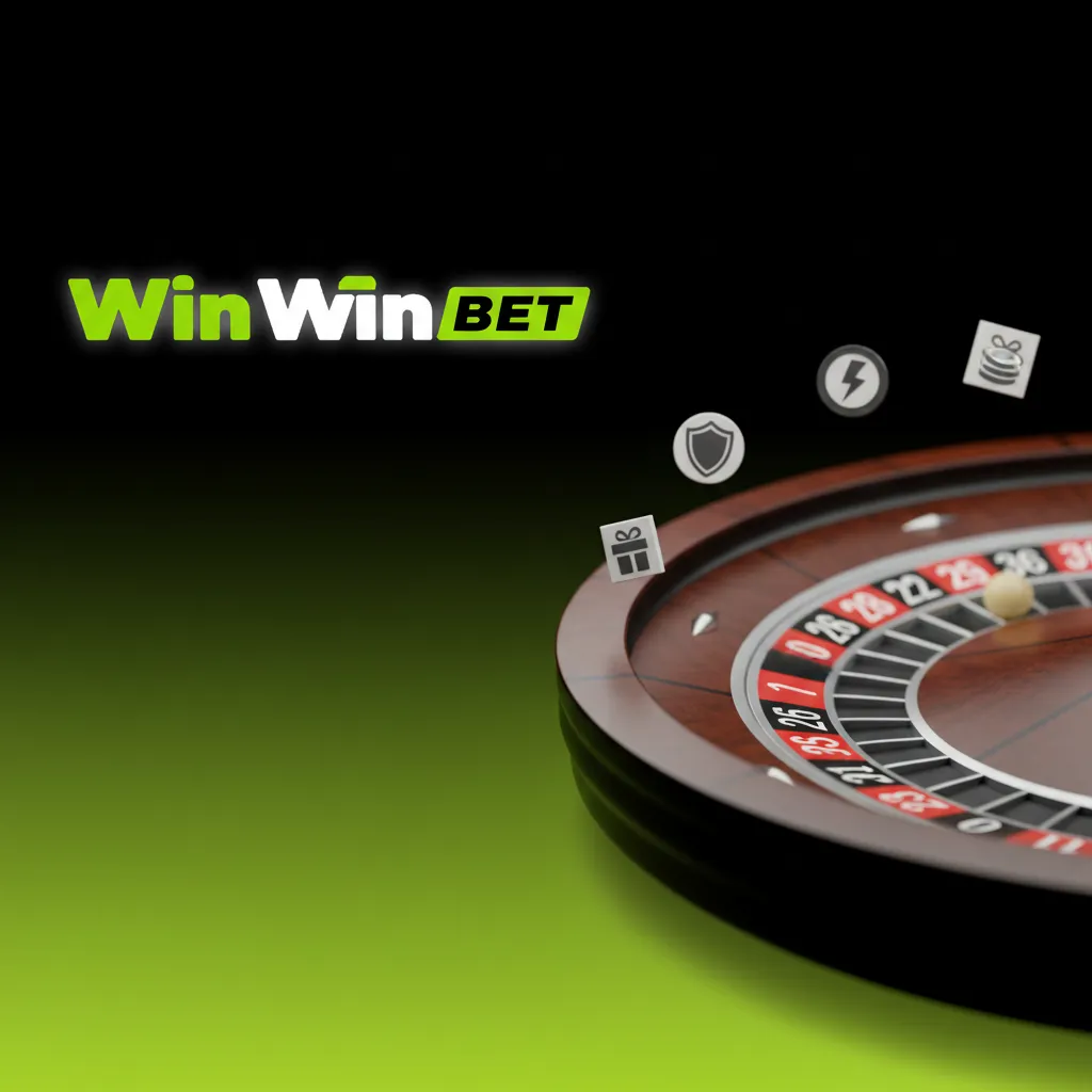 Visuel des fonctions du casino WinWin: sécurité, paiements variés, app iOS/Android, promos, support 24/7, jeu responsable