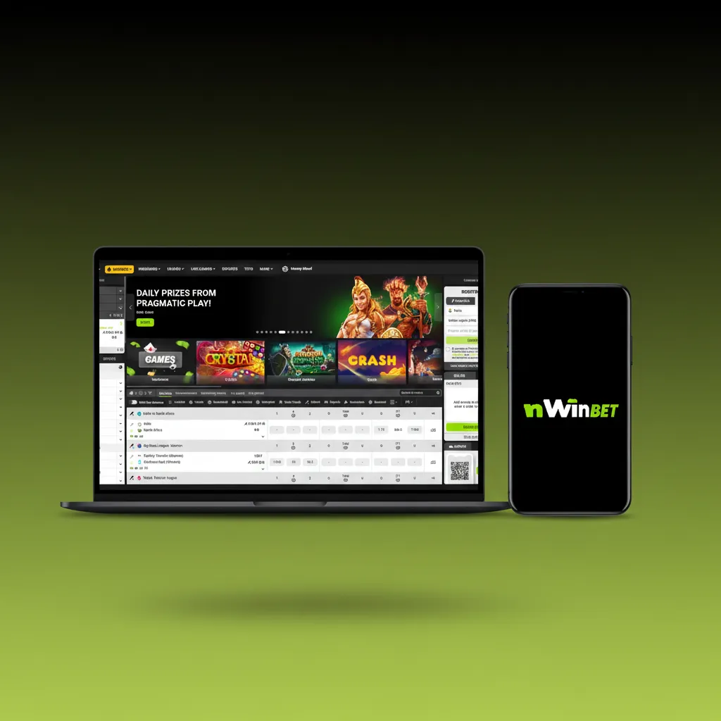 Interface do website WinWin com menu: Desporto, Ao Vivo, eSports, Casino, App, Suporte, pesquisa e slip de aposta