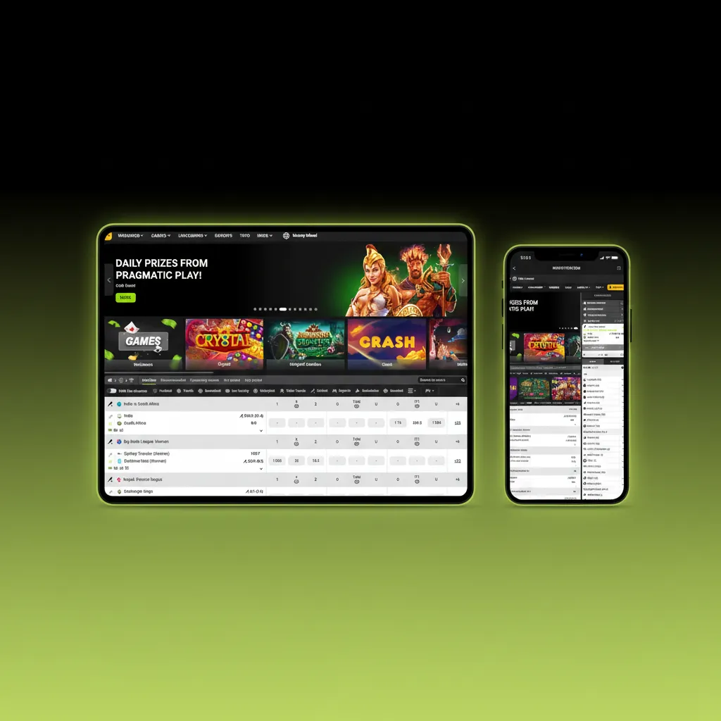 Interfaz de WinWin con menú Deportes, En Vivo, Ciberdeportes, Casino y Live Casino; cupón y saldo visibles.