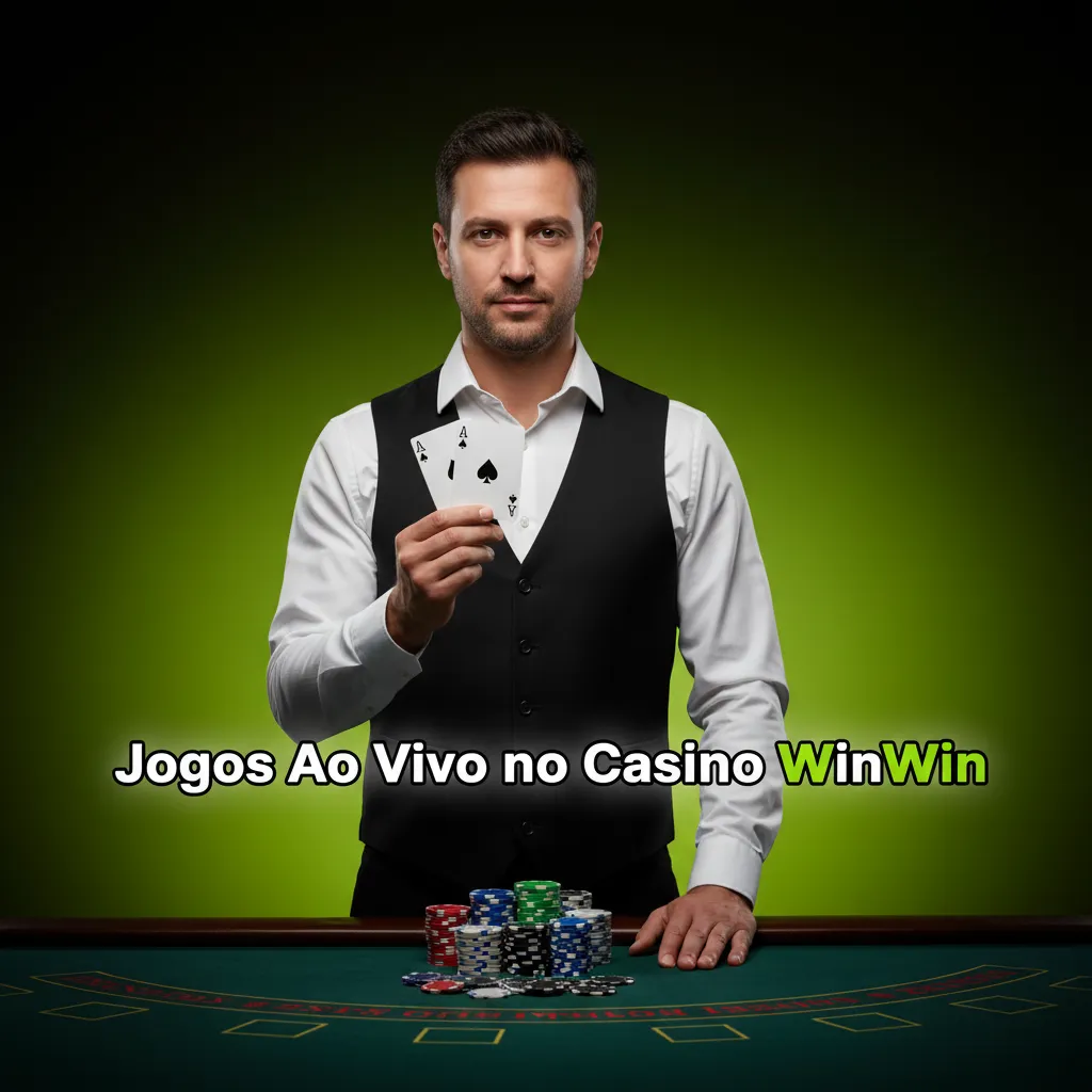 Secção de dealer ao vivo do Casino WinWin com 200+ jogos: roleta, blackjack, bacará, poker, game shows e Sic Bo.