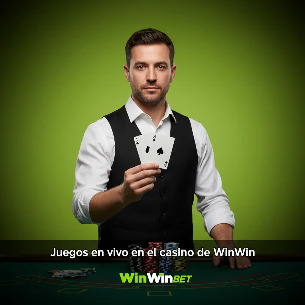 Sección en vivo de WinWin con más de 160 juegos: ruleta, blackjack, bacará, póker y shows con crupieres reales.