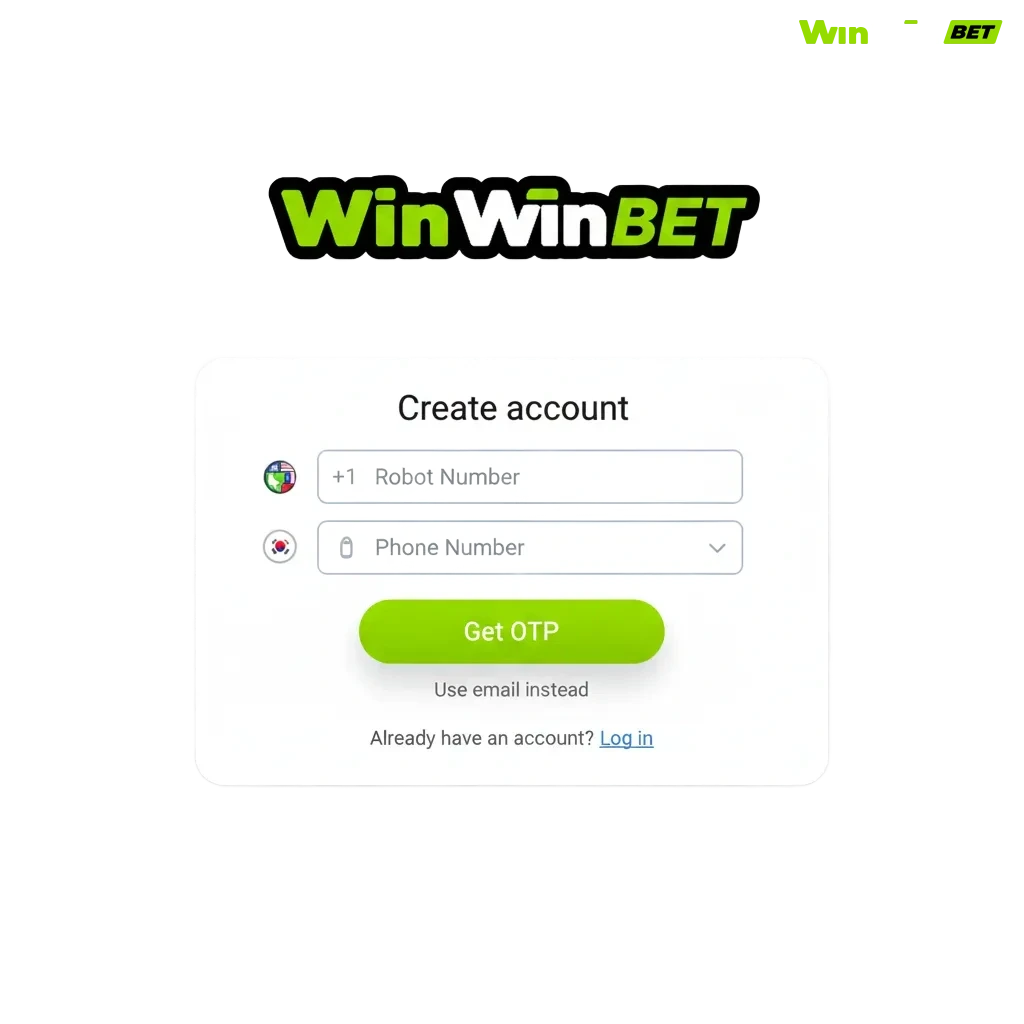 Ilustração do processo WinWin: registo, login e verificação; acesso a depósitos, bónus e levantamentos seguros.