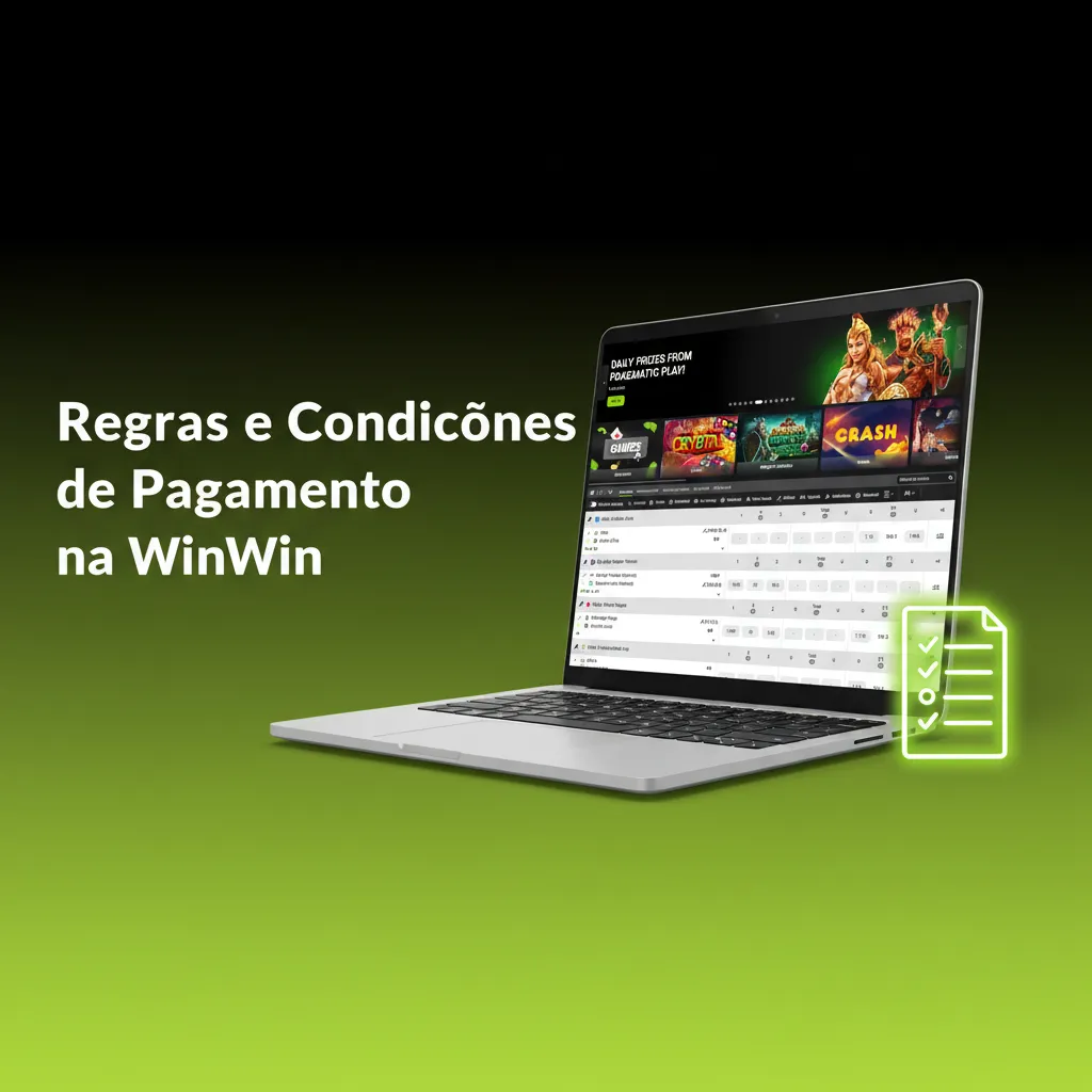 Regras de pagamento da WinWin: AML, KYC, mesmo método, rollover 1x, limites por período e câmbio do provedor.