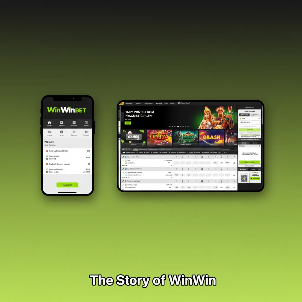 Infographic: WinWin timeline—founded 2018 by Maya Tanaka; Curaçao license; Malta HQ; global ops; fair promos, secure payments