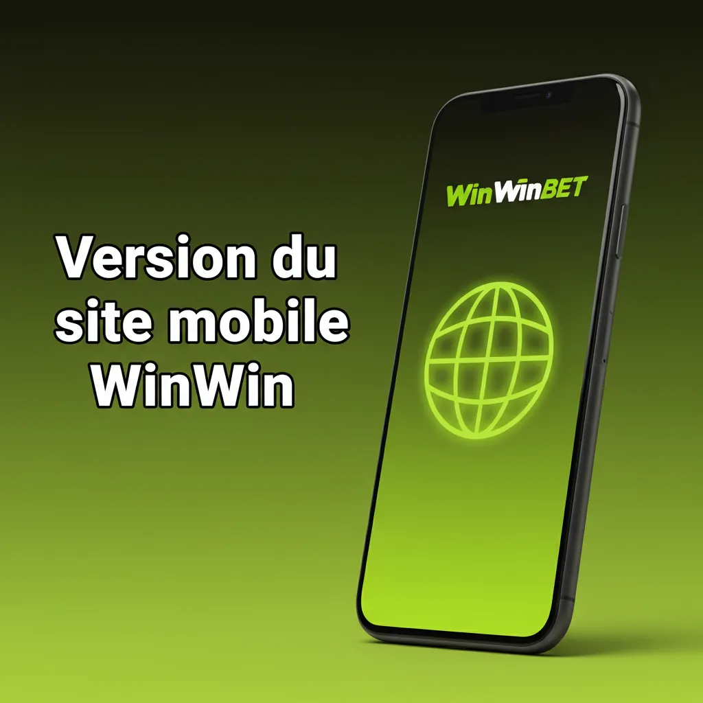 Site mobile optimisé WinWin sur smartphone et tablette, paris et casino sans téléchargement.
