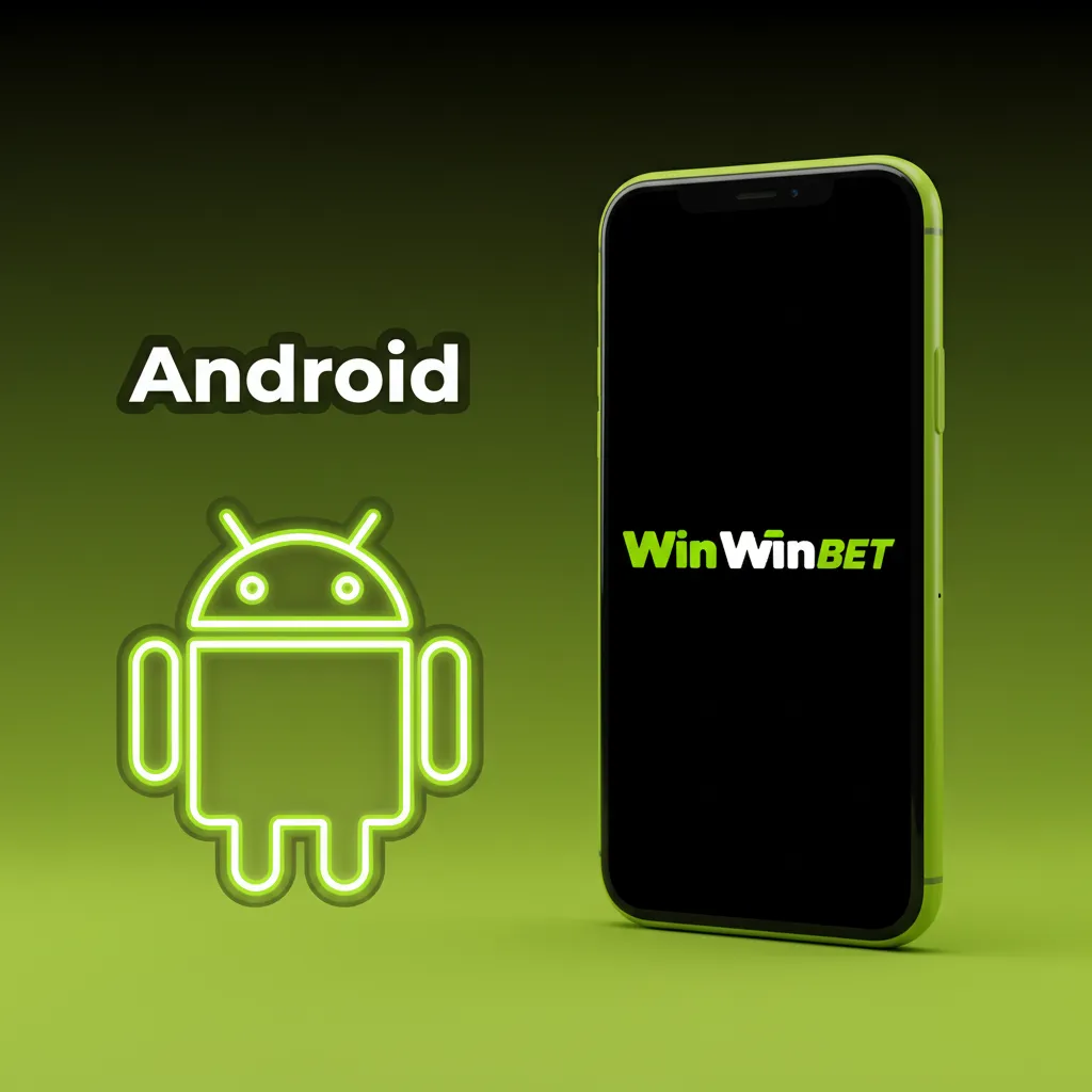 Ecrã de telemóvel com logótipo Android e instruções para transferir e instalar a app via APK do site oficial