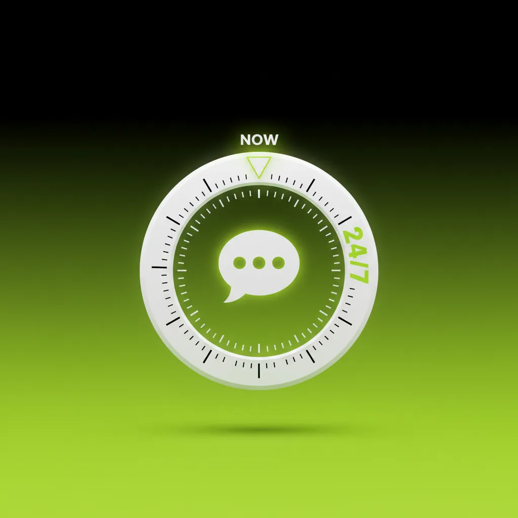 Illustration du chat en direct WinWin sur mobile et ordinateur, aide 24/7, réponse en 30–90 s.