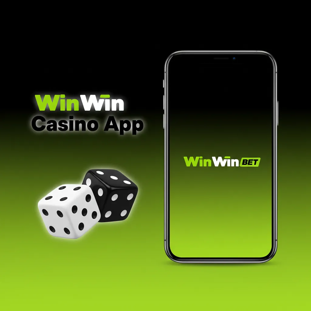 WinWin Casino app home screen with sports/casino toggle, slots, tables, live dealer, and a Promotions tab for free spins.