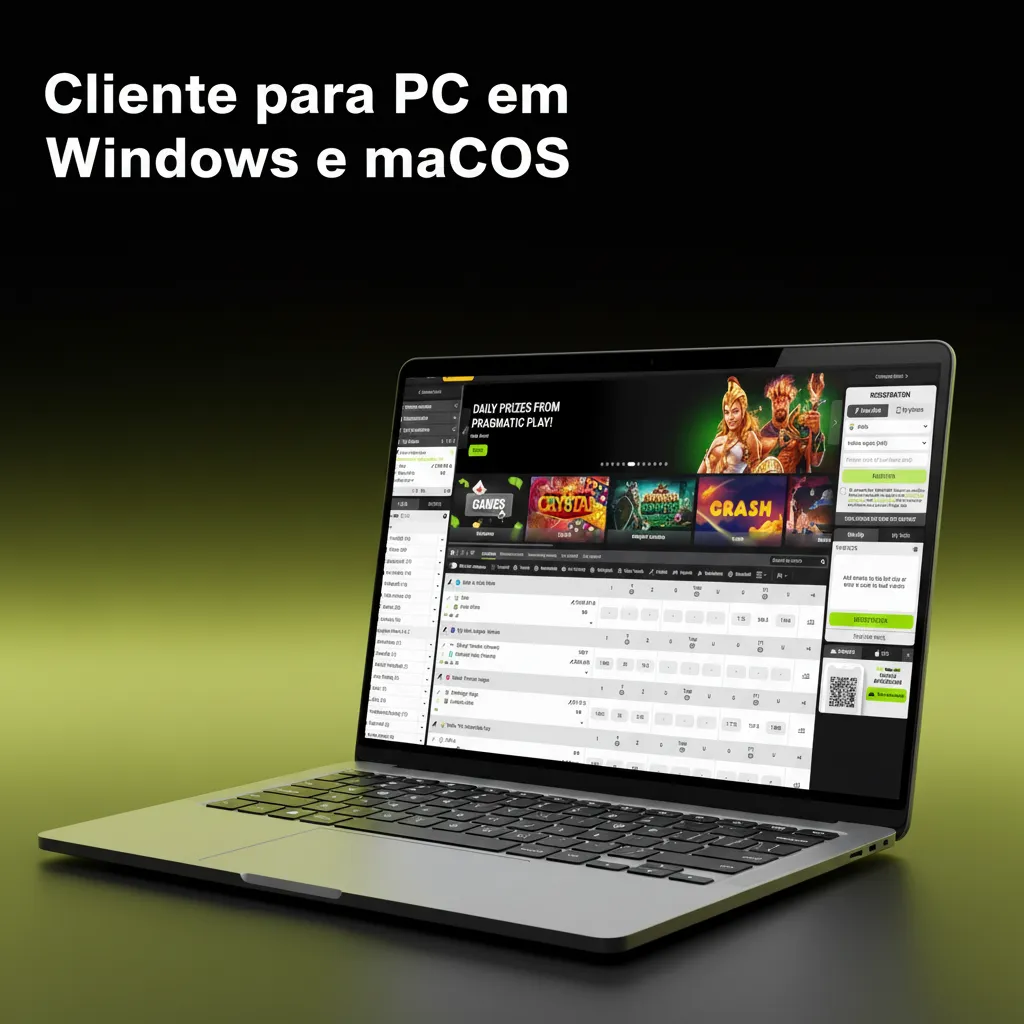 Sem app de PC; use o site oficial em navegadores no Windows e macOS, com compatibilidade total e atualizações imediatas.