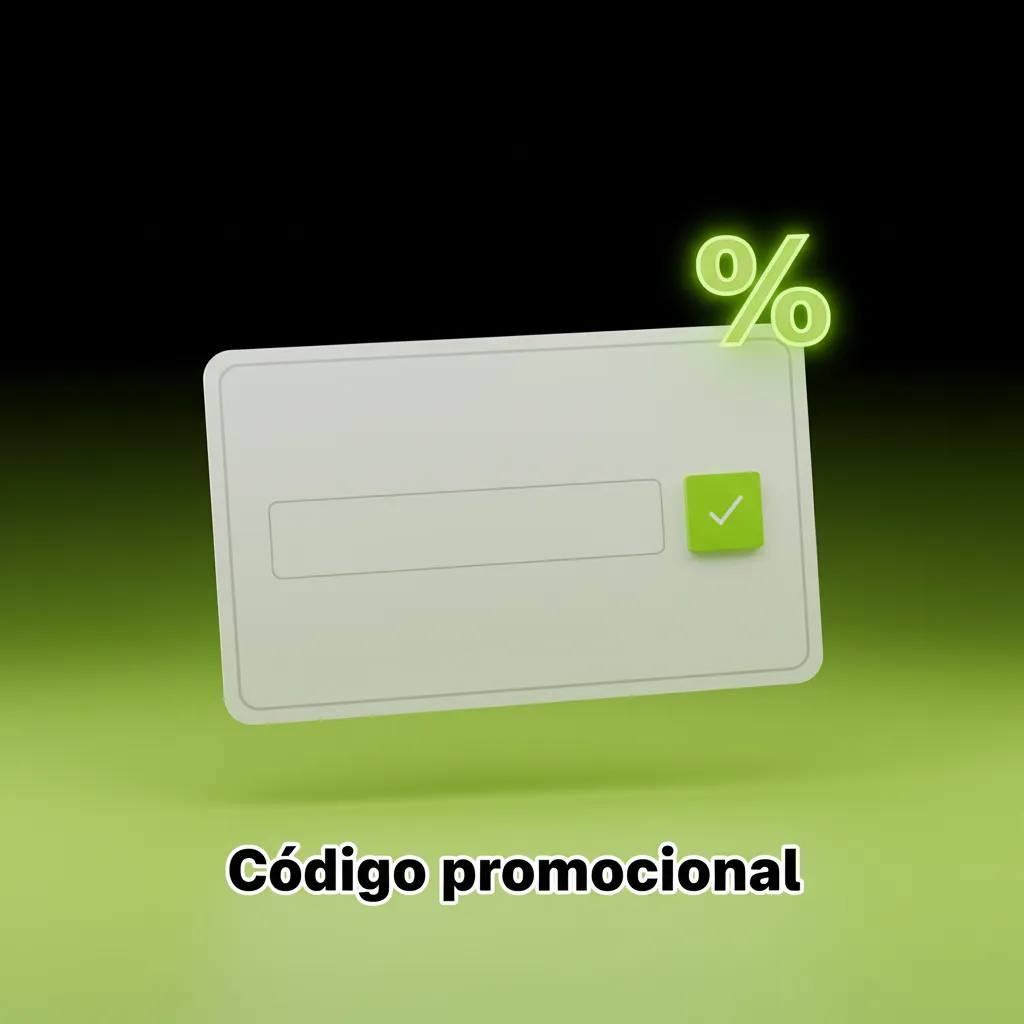 Tabla de códigos promocionales: WIN200 200%+150 giros, SPORT150 150% deportes, APP25FS 25 giros. Ingrésalo al depositar.