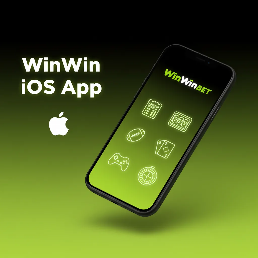WinWin iOS app on iPhone and iPad with fast navigation, quick bets, secure payments, and Face ID/Touch ID support.