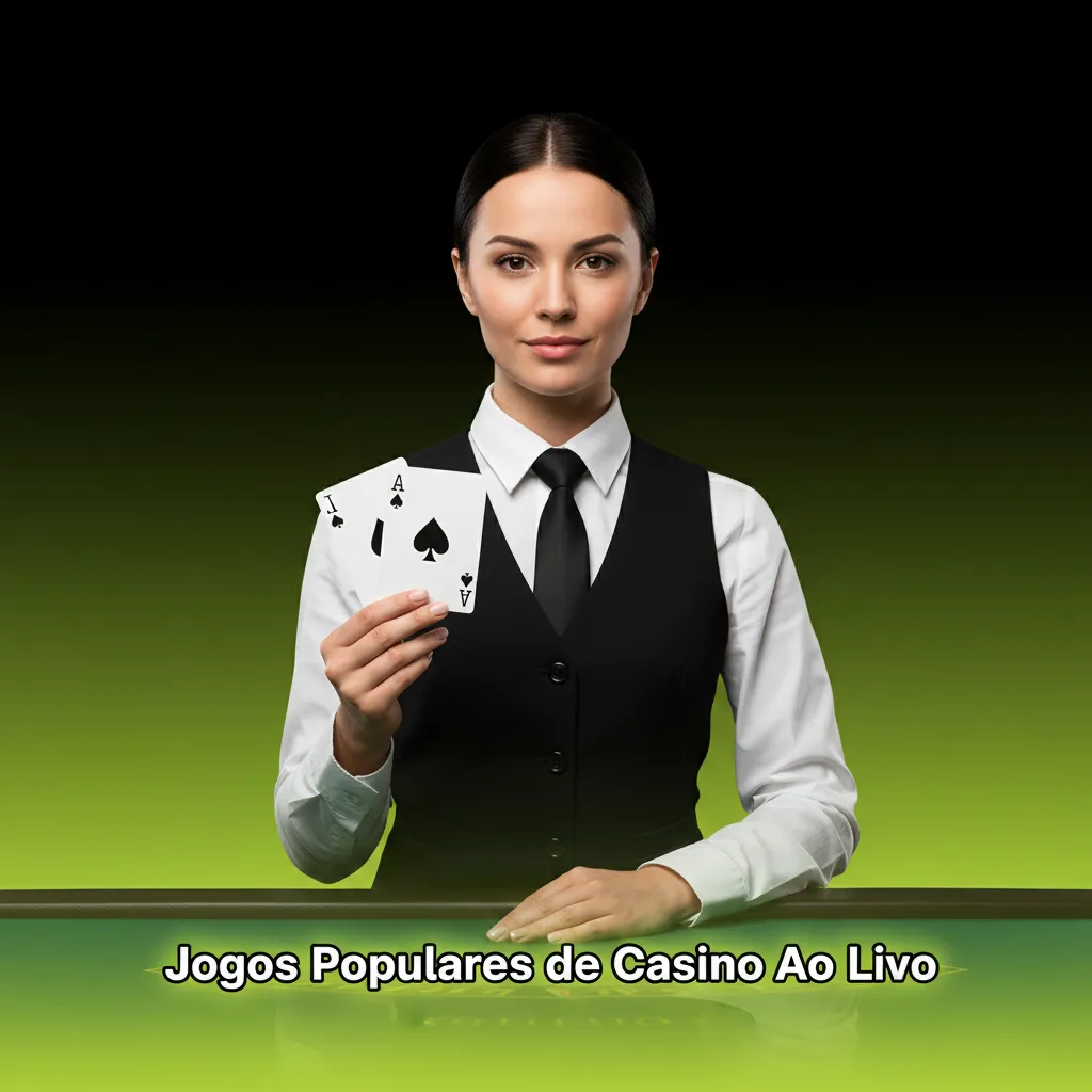 Mesas ao vivo com dealers reais em HD: Roleta Europeia, Lightning Roulette, Blackjack, Baccarat e mais.