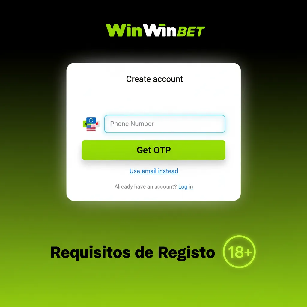 Infográfico Requisitos de Registo: 18+, dados reais, ID legível, comprovativo de morada, validação de pagamento, 1 conta