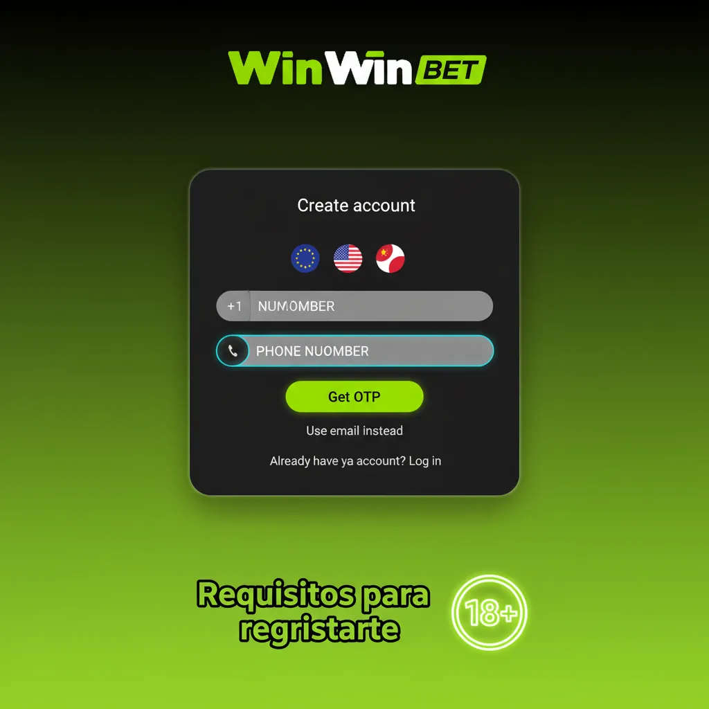 Lista de requisitos para registrarte: +18, una cuenta, datos reales, DNI/pasaporte y domicilio, pago a tu nombre.