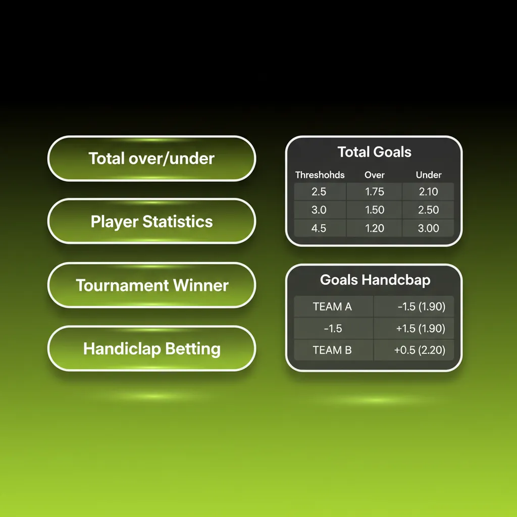 Types of Bets: Single, Express (Parlay), System; balance risk/reward; check slip for live estimates.
