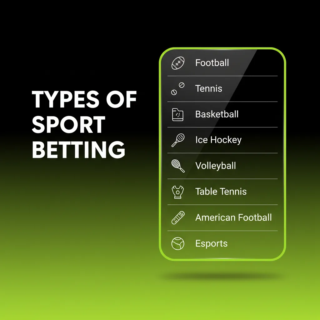 Types of sports betting: pre‑match/live markets worldwide; spreads, totals across soccer, basketball, tennis, cricket, NFL.