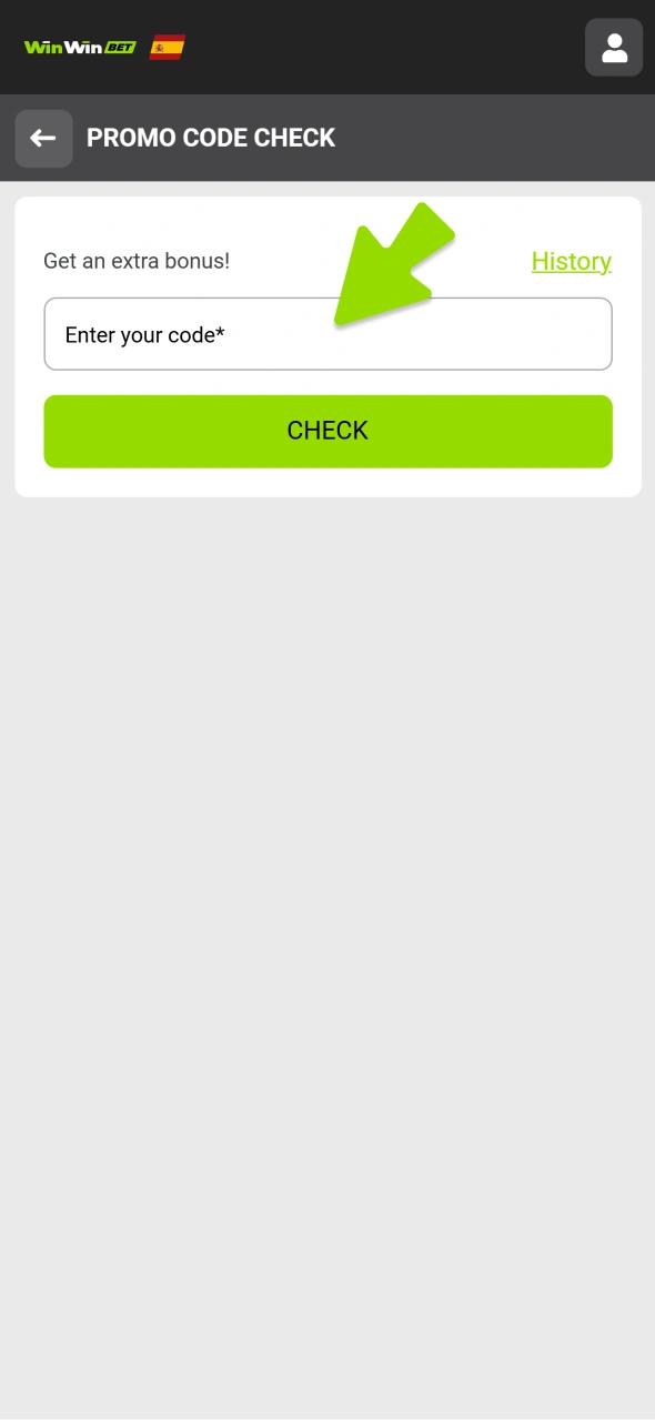 Insert promo code for some additional bonuses at WinWin.