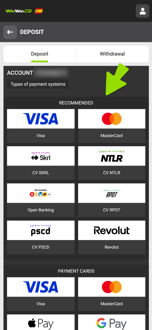 Make your first deposit to achieve WinWin welcome casino bonus.