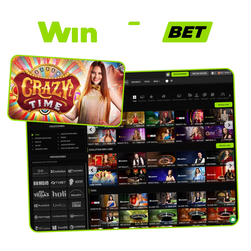 Únete al casino en vivo de WinWin para una experiencia inmersiva con crupieres profesionales.