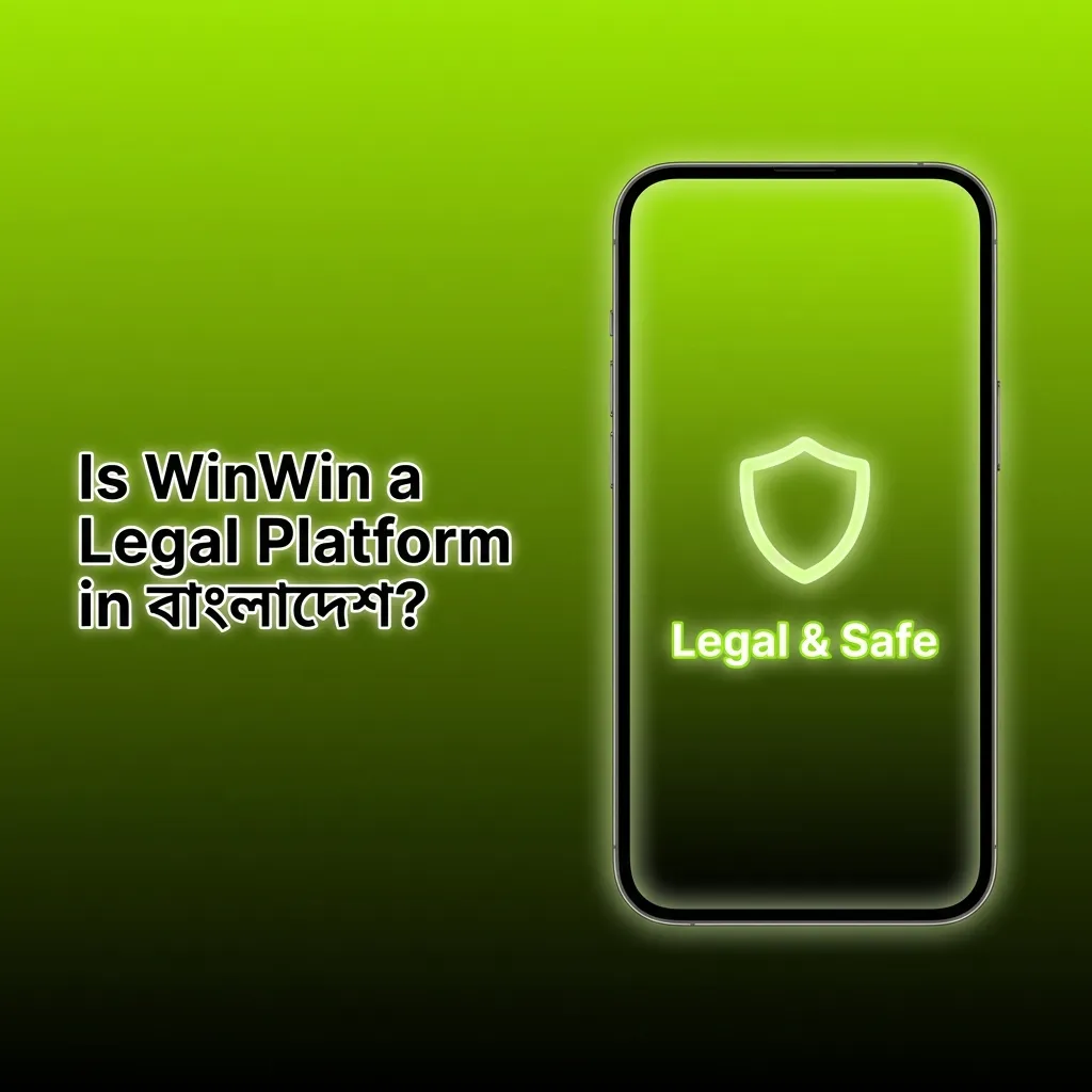WinWin platform legality in Bangladesh with Curacao license and responsible gaming features displayed