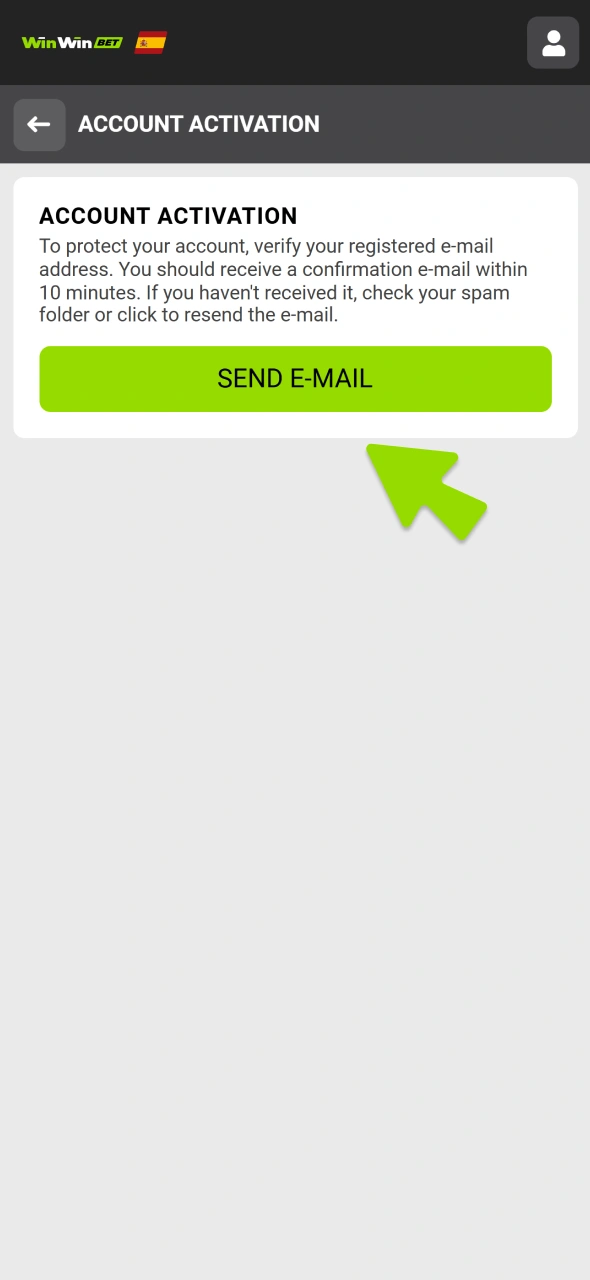Complete your email or phone number verifiction at WinWin.
