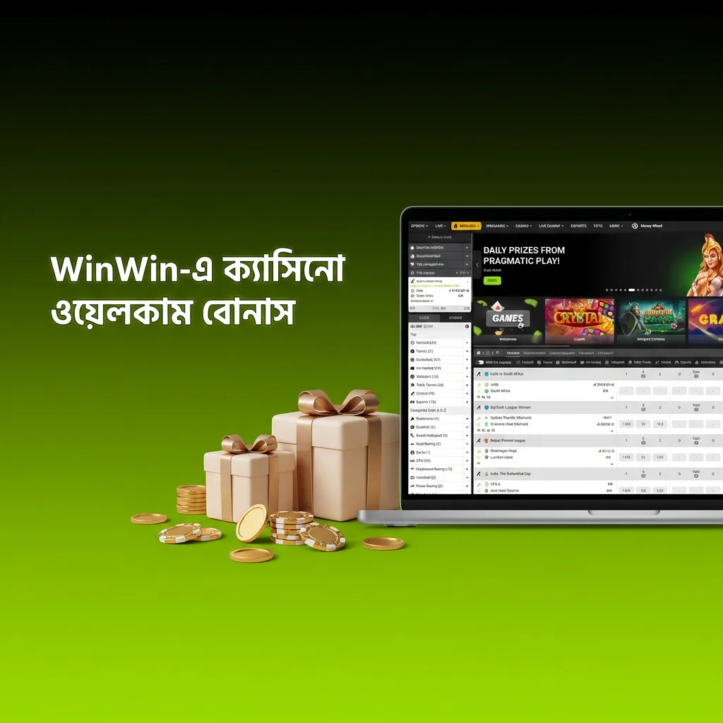 WinWin ক্যাসিনো ওয়েলকাম বোনাস: ২০০% + ১৫০ ফ্রি স্পিন নতুন খেলোয়াড়দের জন্য
