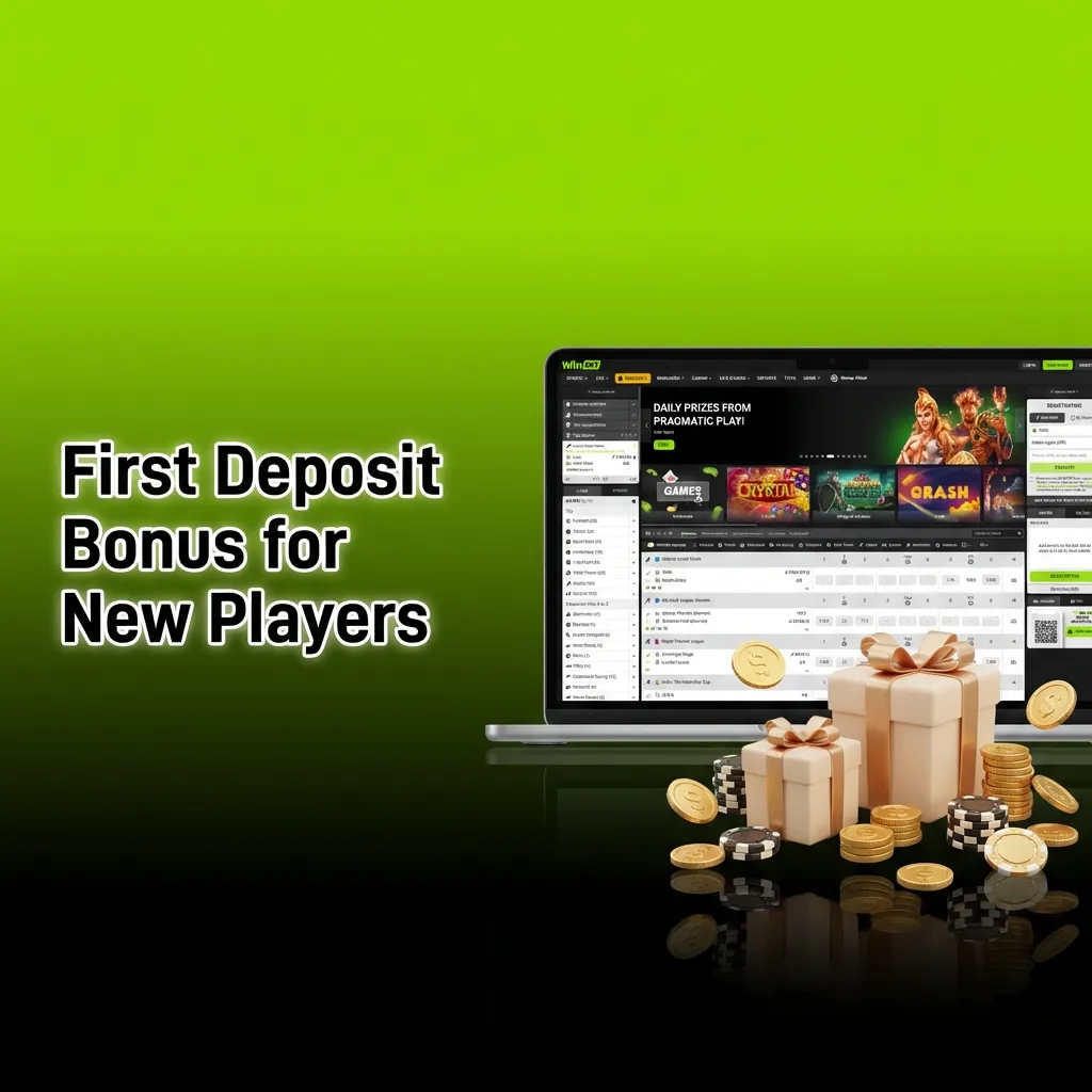 New player welcome bonus offering 100% sports match or 200% casino match plus 150 free spins on first deposit