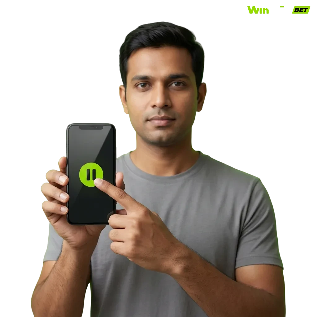 WinWin responsible gaming tools interface showing limit settings and support options for safe gambling practices