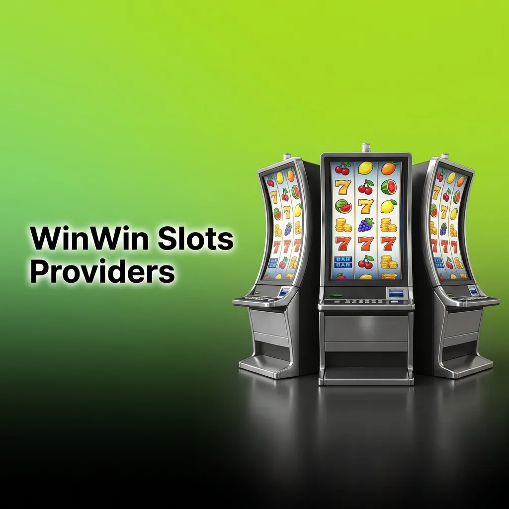 WinWin Slots Providers: logos of top gaming developers including Pragmatic Play, NetEnt, Microgaming, and Play'n GO