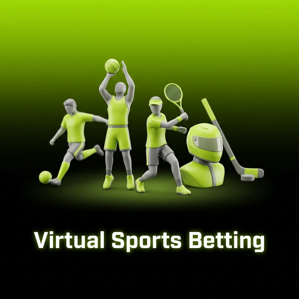 Simulated sports match on screen showing virtual athletes competing in algorithm-based betting game