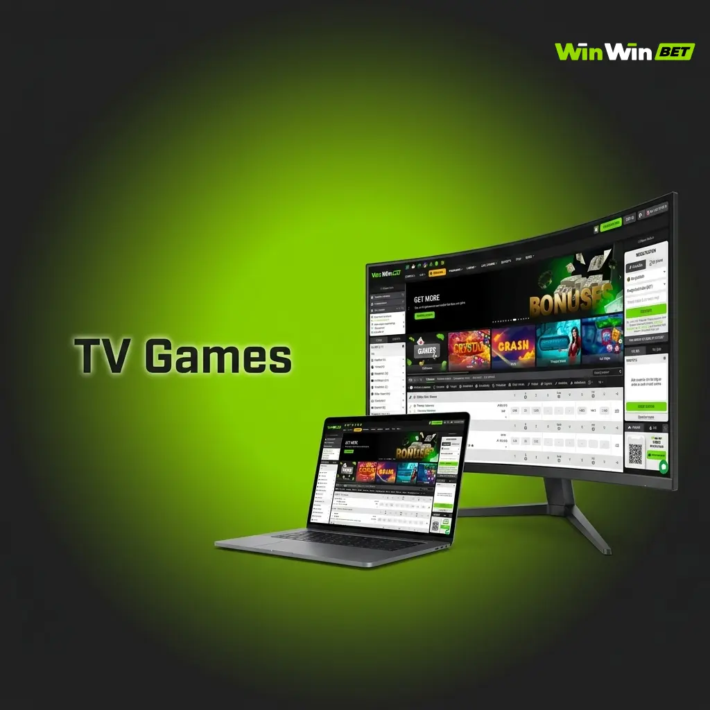 Live TV Games on WinWin Bangladesh featuring spin wheels, lottery draws, bingo, and dice shows with live hosts